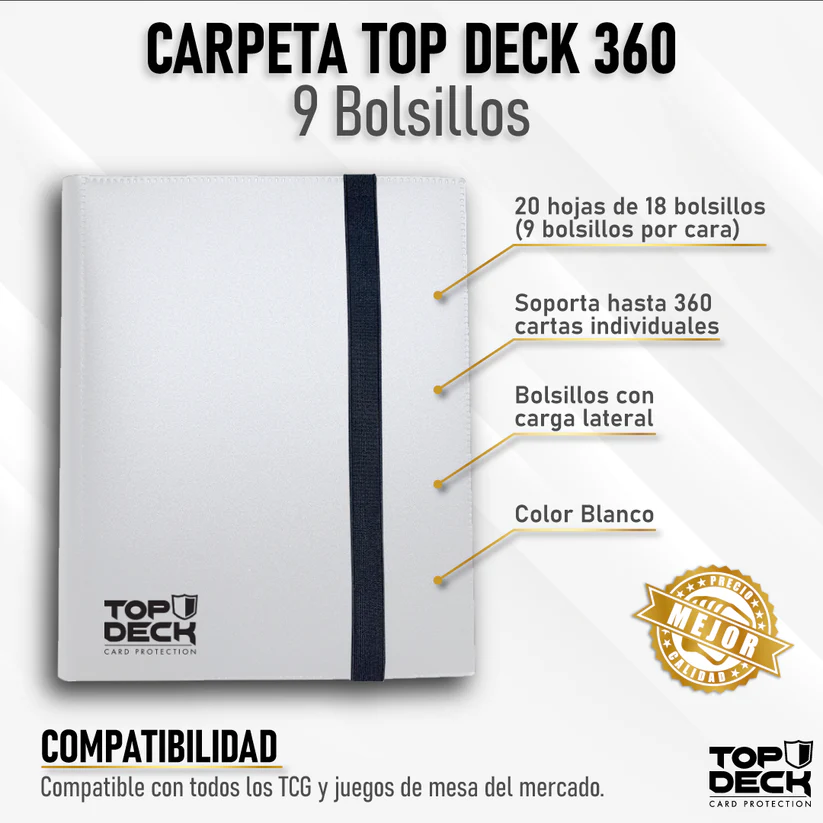 Accesorio - Carpeta Top Deck 480 Blanco
