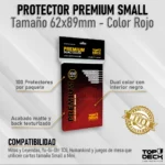Top Deck Protector Premium Small Rojo