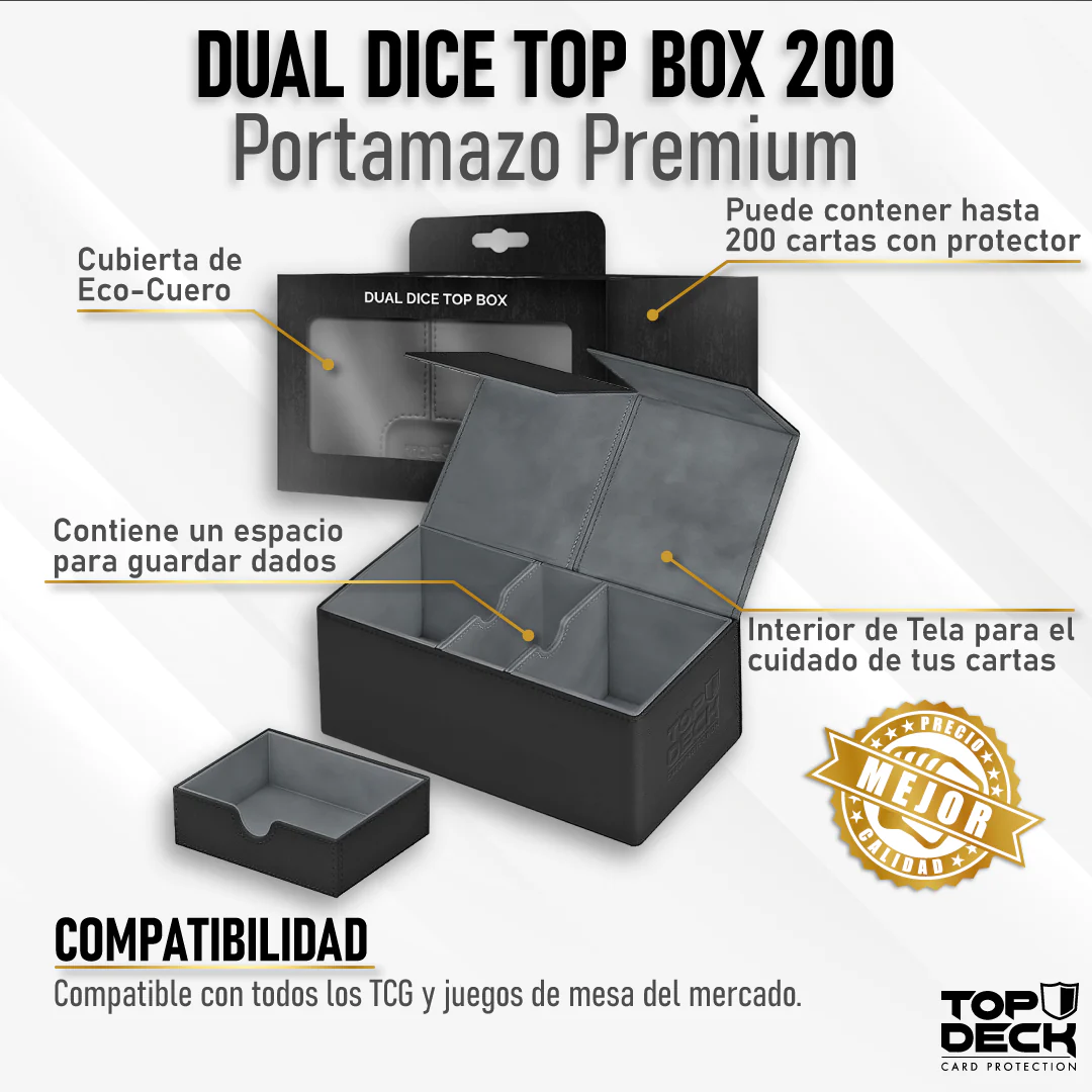 Accesorio - Dual Dice Top Box 200 Negro