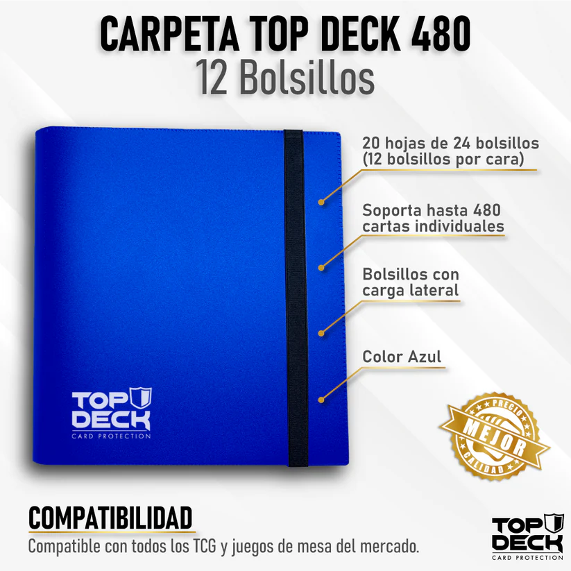 Carpeta Top Deck 480 Azul