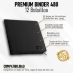 Carpeta Top Deck Premium Binder 480 Negro