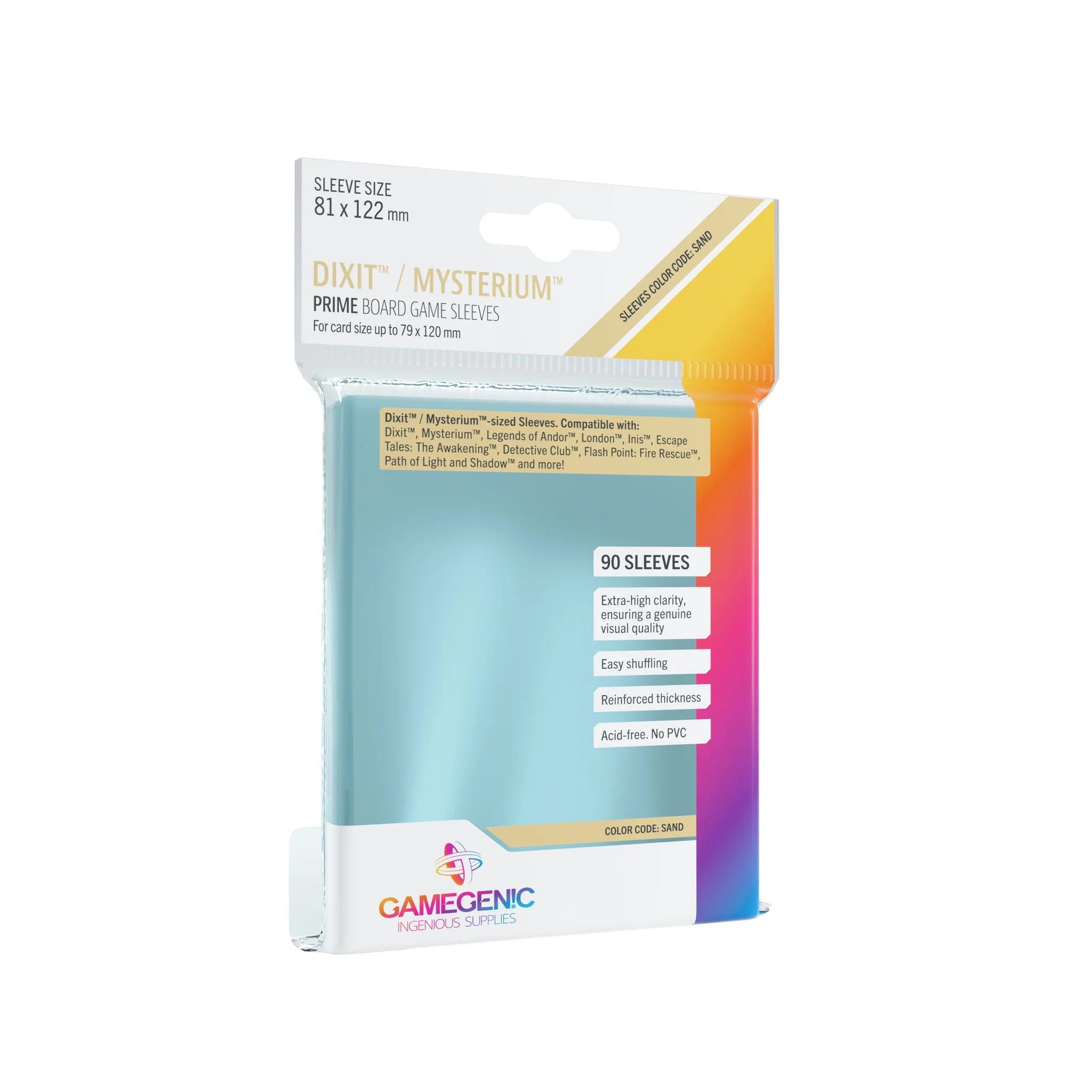 Accesorio - GG: PRIME BG Sleeves – Dixit (81 x 122 mm)