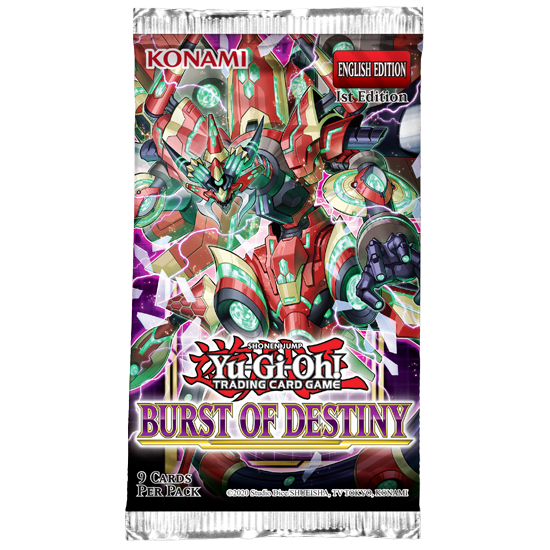 Yu-Gi-Oh! Burst of Destiny Booster INGLES