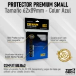 Top Deck Protector Premium Small Azul