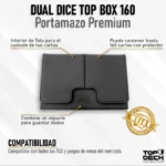 Dual Dice Top Box 160 Negro