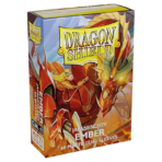DRAGON SHIELD - SLEEVES JAPANESE SIZE MATTE DUAL (60) EMBER
