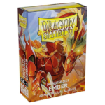 DRAGON SHIELD - SLEEVES JAPANESE SIZE MATTE DUAL (60) EMBER