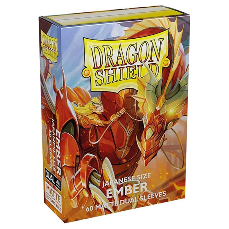 Accesorio - DRAGON SHIELD – SLEEVES JAPANESE SIZE MATTE DUAL (60) EMBER
