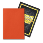 DRAGON SHIELD - SLEEVES JAPANESE SIZE MATTE DUAL (60) EMBER - Imagen 2
