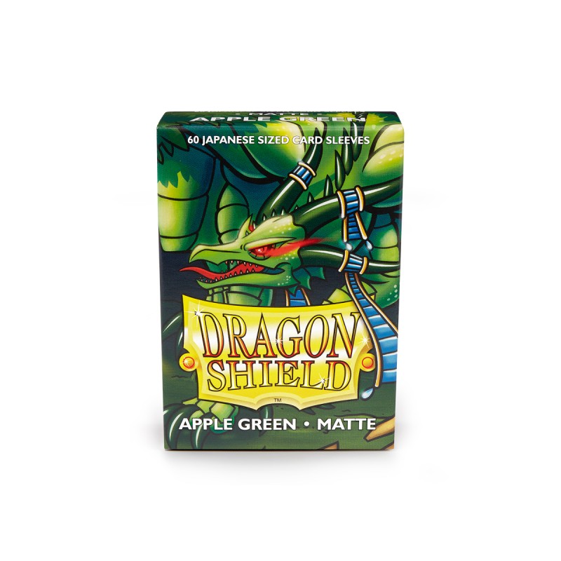 Accesorio - DRAGON SHIELD – SLEEVES JAPANESE SIZE MATTE (60) APPLE GREEN