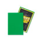 DRAGON SHIELD - SLEEVES JAPANESE SIZE MATTE (60) APPLE GREEN - Imagen 4