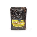 DRAGON SHIELD - SLEEVES JAPANESE SIZE MATTE (60) BLACK