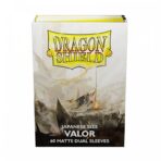 DRAGON SHIELD - SLEEVES JAPANESE SIZE MATTE DUAL (60) VALOR
