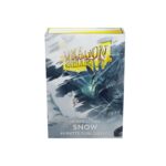 DRAGON SHIELD - SLEEVES JAPANESE SIZE MATTE DUAL (60) SNOW