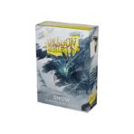 DRAGON SHIELD - SLEEVES JAPANESE SIZE MATTE DUAL (60) SNOW - Imagen 4