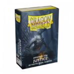 DRAGON SHIELD - SLEEVES JAPANESE SIZE MATTE DUAL (60) JUSTICE - Imagen 2