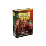 DRAGON SHIELD - SLEEVES JAPANESE SIZE MATTE DUAL (60) PEACH - Imagen 2