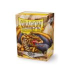 DRAGON SHIELD - SLEEVES STANDARD SIZE MATTE (100) GOLD - Imagen 3
