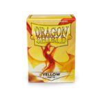 DRAGON SHIELD - SLEEVES STANDARD SIZE MATTE (100) YELLOW - Imagen 2