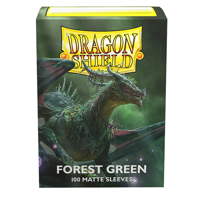 Accesorio - DRAGON SHIELD – SLEEVES STANDARD SIZE MATTE (100) GOREST GREEN