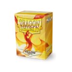 DRAGON SHIELD - SLEEVES STANDARD SIZE MATTE (100) YELLOW - Imagen 3