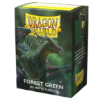 DRAGON SHIELD - SLEEVES STANDARD SIZE MATTE (100) GOREST GREEN - Imagen 3