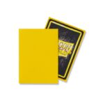 DRAGON SHIELD - SLEEVES STANDARD SIZE MATTE (100) YELLOW - Imagen 4