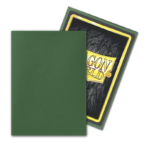 DRAGON SHIELD - SLEEVES STANDARD SIZE MATTE (100) GOREST GREEN - Imagen 4