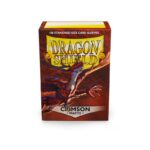 DRAGON SHIELD - SLEEVES STANDARD SIZE MATTE (100) CRIMSOM