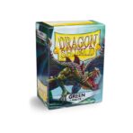 DRAGON SHIELD - SLEEVES STANDARD SIZE MATTE (100) GREEN - Imagen 2
