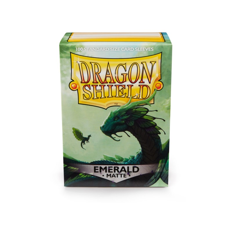Accesorio - DRAGON SHIELD – SLEEVES STANDARD SIZE MATTE (100) EMERALD