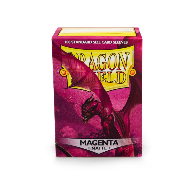 Accesorio - DRAGON SHIELD – SLEEVES STANDARD SIZE MATTE (100) MAGENTA