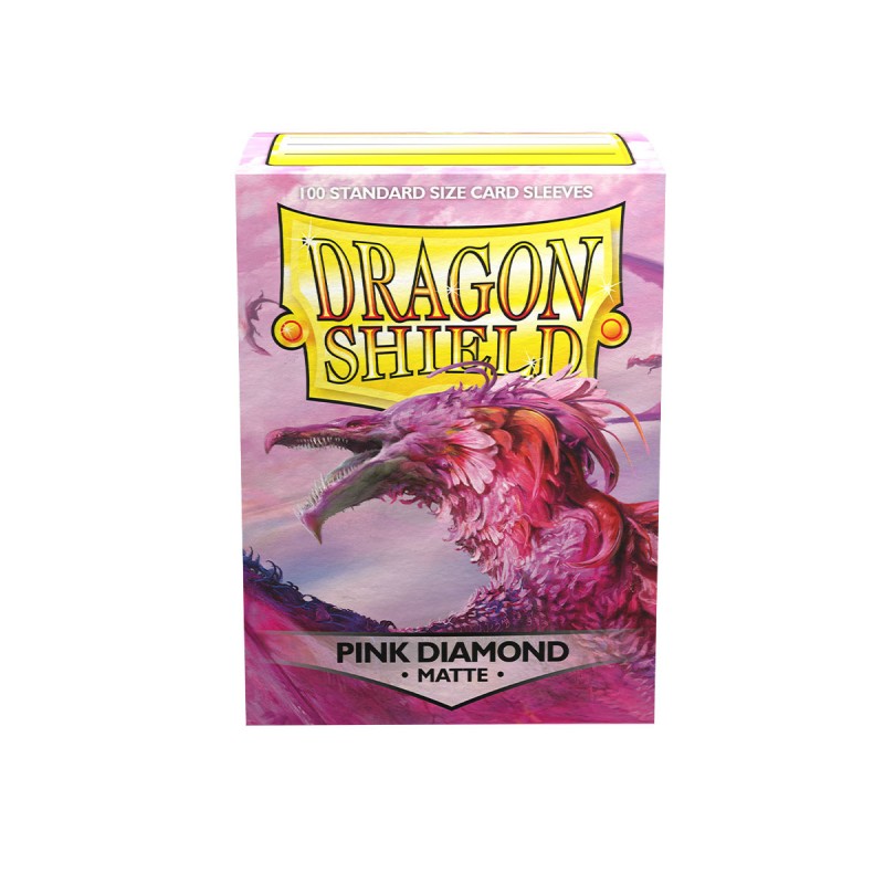 Accesorio - DRAGON SHIELD – SLEEVES STANDARD SIZE MATTE (100) PINK DIAMOND