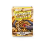 DRAGON SHIELD - SLEEVES STANDARD SIZE MATTE (100) GOLD - Imagen 2