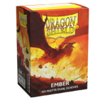 DRAGON SHIELD - SLEEVES STANDARD SIZE MATTE DUAL (100) EMBER (copia) - Imagen 3