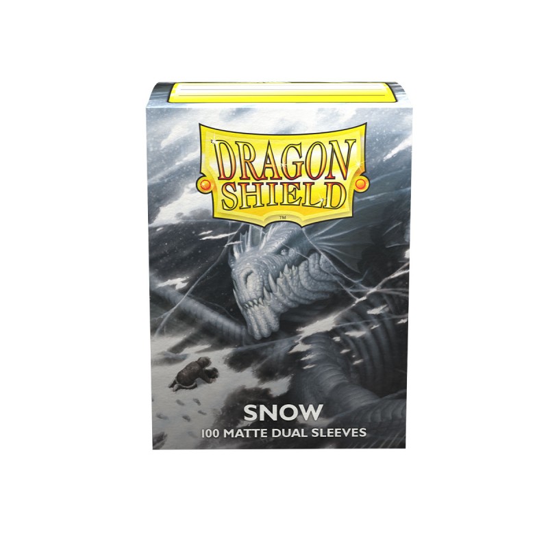 Accesorio - DRAGON SHIELD – SLEEVES STANDARD SIZE MATTE DUAL (100) SNOW