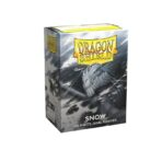 DRAGON SHIELD - SLEEVES STANDARD SIZE MATTE DUAL (100) SNOW - Imagen 2