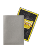 DRAGON SHIELD - SLEEVES JAPANESE SIZE MATTE DUAL (60) SILVER - Imagen 2