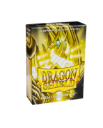 DRAGON SHIELD - SLEEVES JAPANESE SIZE MATTE DUAL (60) YELLOW