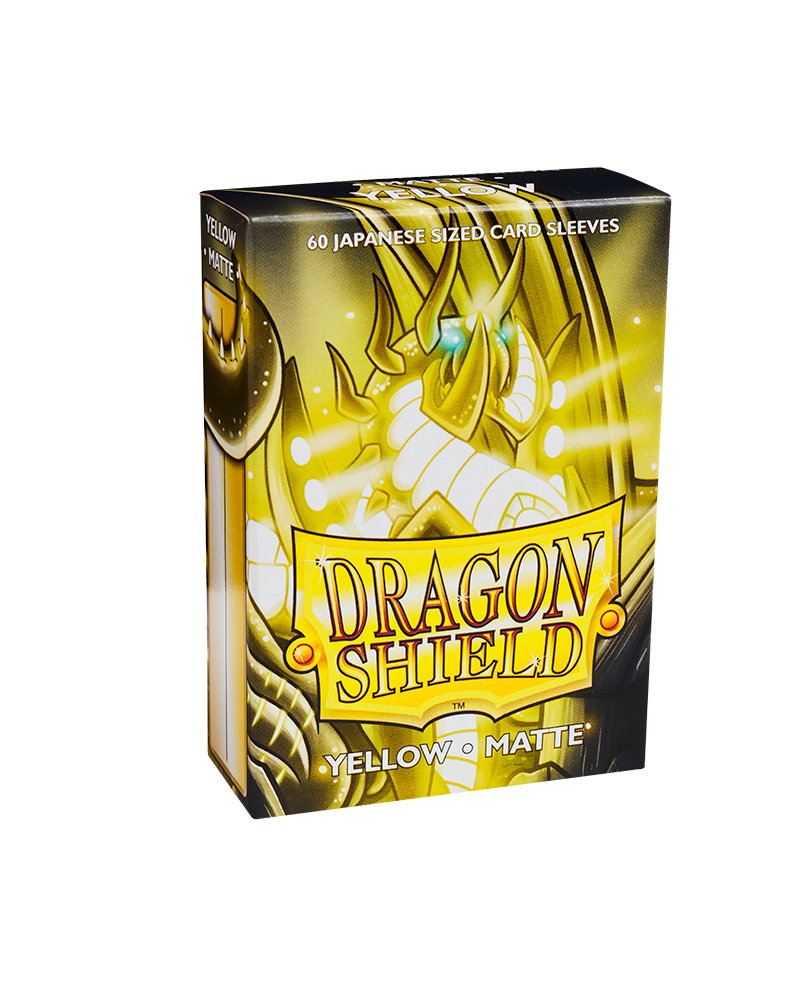Accesorio - DRAGON SHIELD – SLEEVES JAPANESE SIZE MATTE DUAL (60) YELLOW