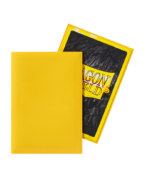 DRAGON SHIELD - SLEEVES JAPANESE SIZE MATTE DUAL (60) YELLOW - Imagen 2