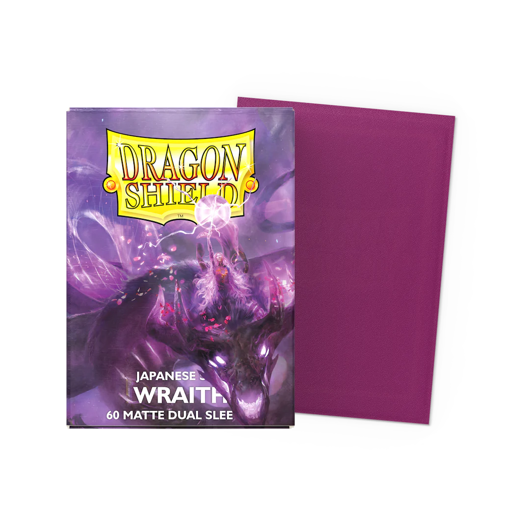 Accesorio - DRAGON SHIELD – SLEEVES JAPANESE SIZE MATTE DUAL (60) WRAITH