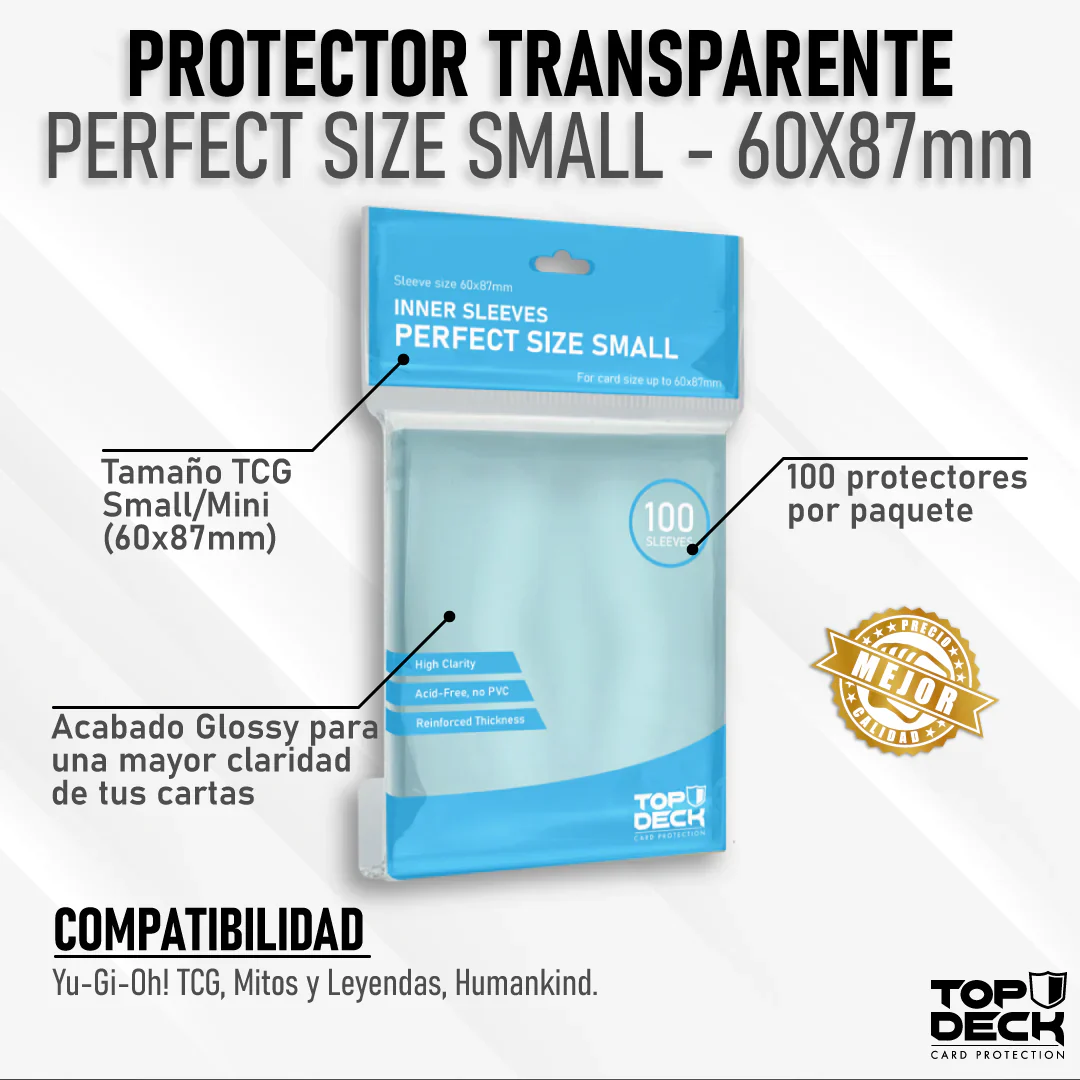 Accesorio - Protectores Top Deck Perfect Tamaño S