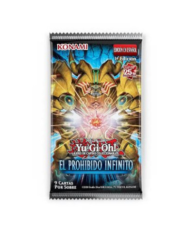 Yu - Expansión Gi-Oh! El Prohibido Infinito Sobre de Expansión ESPAÑOL