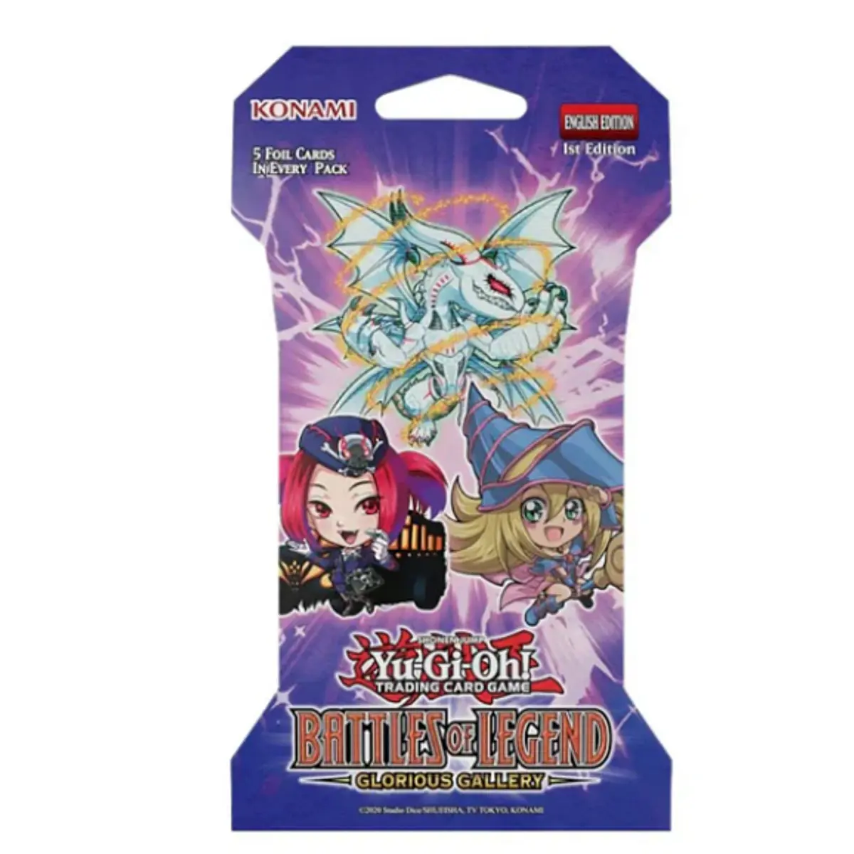 Sleeved Booster Yu - Gi-oh!: Battles of Legend – Glorious Gallery