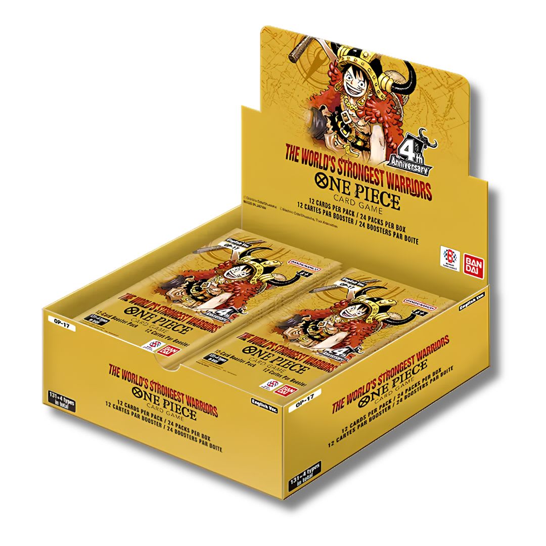 One Piece Card Game - OP17 The World’s Strongest Warriors Booster Display
