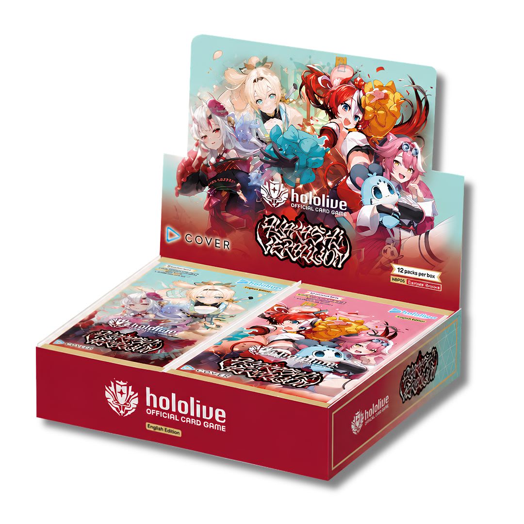Hololive Card Game - Ayakashi Vermilion Booster Display