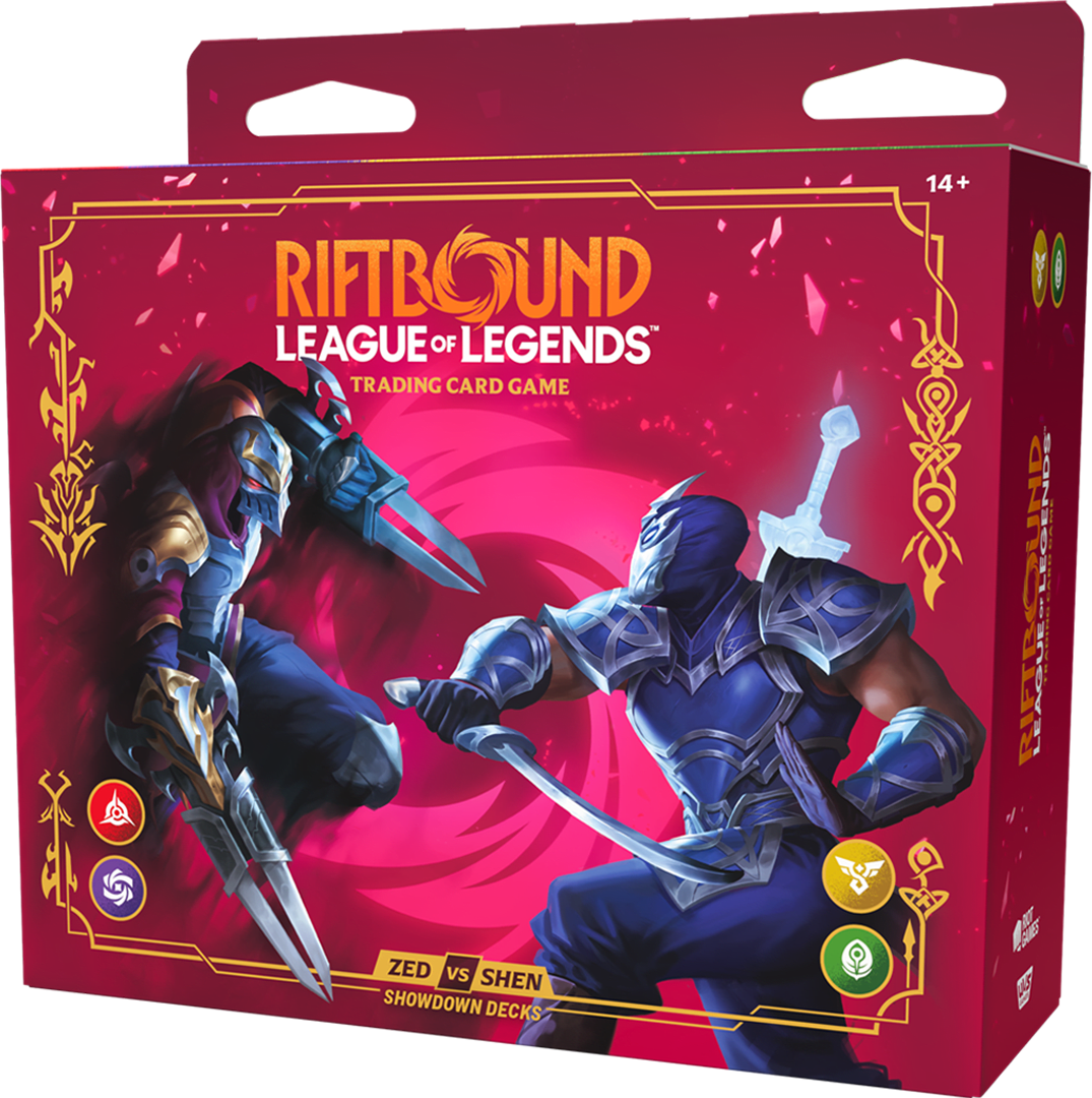 Showdown Decks Riftbound Vendetta Zed vs Shen